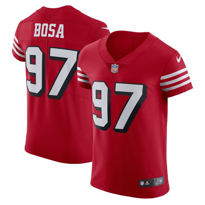 Nick Bosa San Francisco 49ers Alternate Vapor Elite Jersey Scarlet Nfl