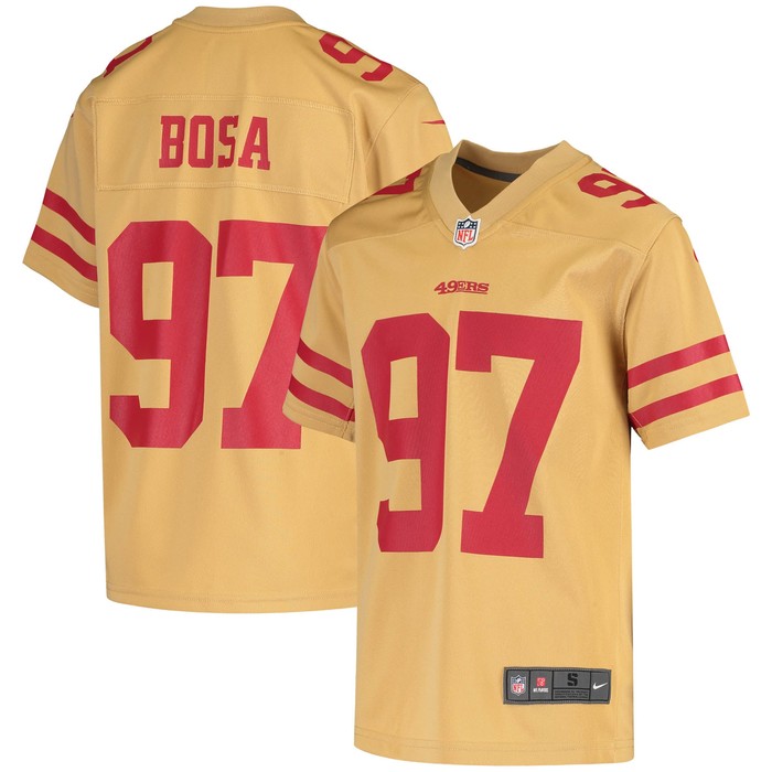 Nick Bosa San Francisco 49ers Inverted Game Jersey - Gold Nfl