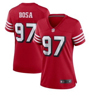 Nick Bosa San Francisco 49ers Womens Alternate Game Jersey - Red Nfl