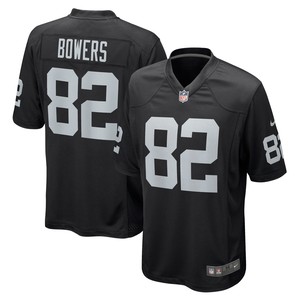 Nick Bowers Las Vegas Raiders Game Player Jersey - Black Nfl