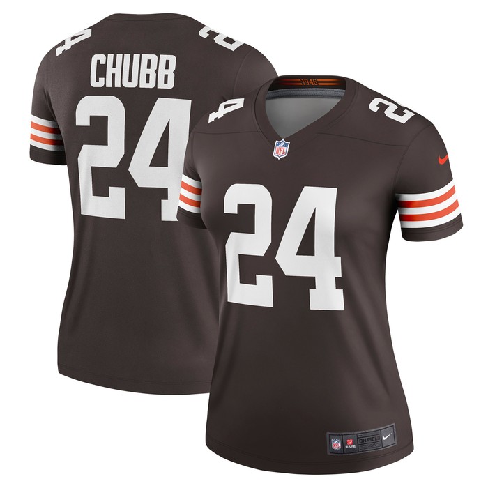 Nick Chubb Cleveland Browns Womens Legend Jersey - Brown Nfl