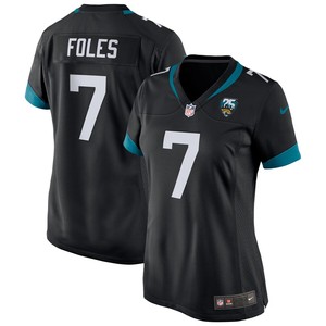 Nick Foles Jacksonville Jaguars Nike Womens 25th Season Game Jersey - Black