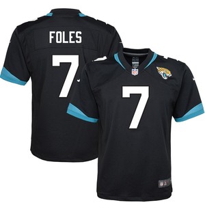 Nick Foles Jacksonville Jaguars Nike Youth Game Jersey - Black