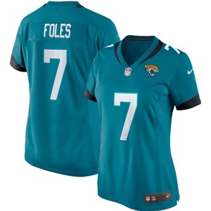 Nick Foles Jacksonville Jaguars Womens Game Player Jersey - Teal Nfl