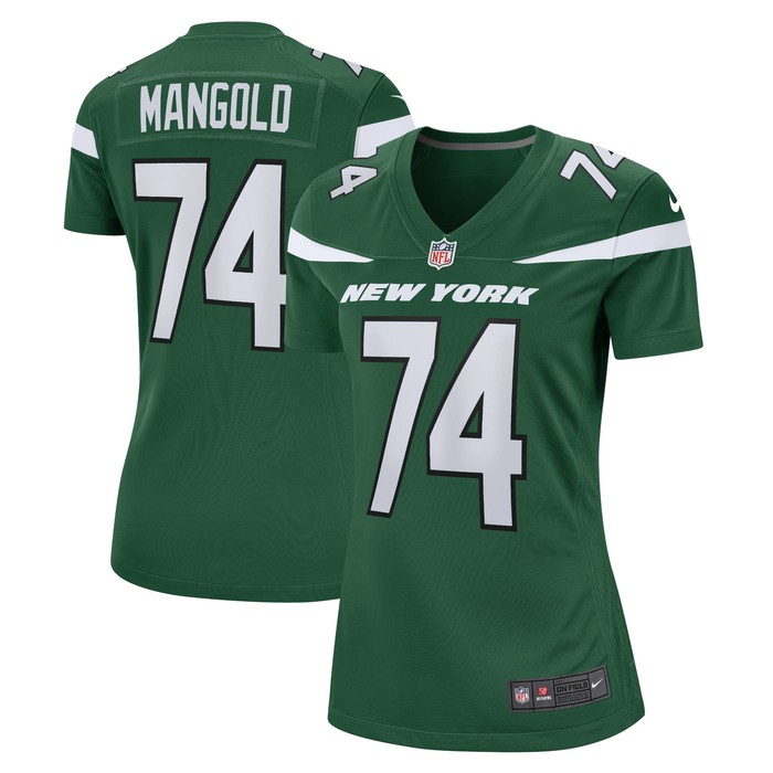 Nick Mangold New York Jets Womens Retired Player Jersey Gotham Green Nfl - Cocomos