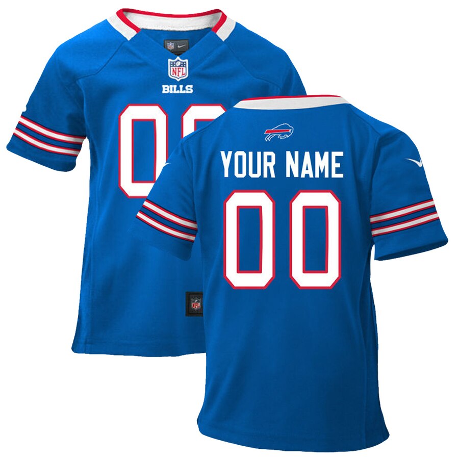 Nike Buffalo Bills Infant Customized Game Team Color Jersey - Cocomos