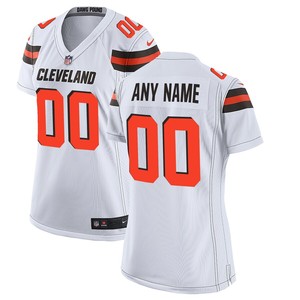 Nike Cleveland Browns Womens White Custom Game Jersey