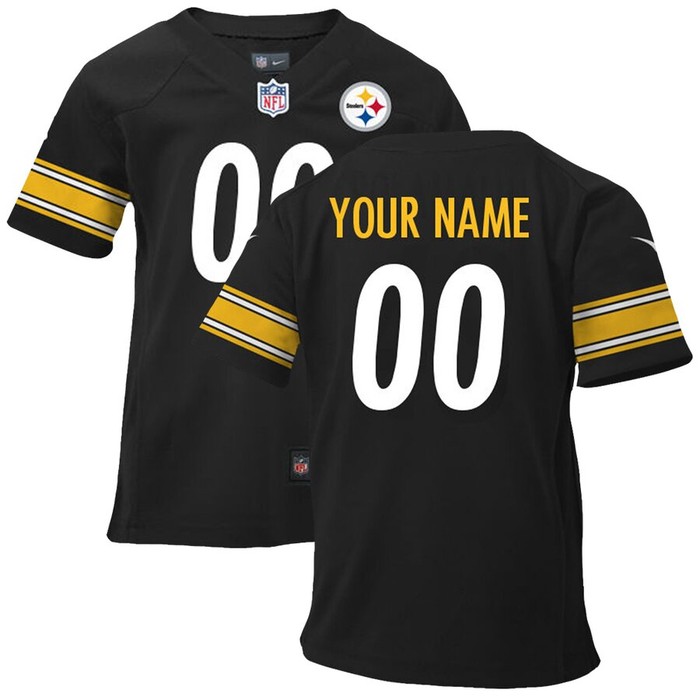 Nike Pittsburgh Steelers Infant Customized Game Team Color Jersey