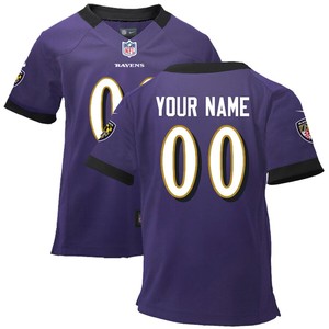 Nike Toddler Baltimore Ravens Customized Team Color Game Jersey