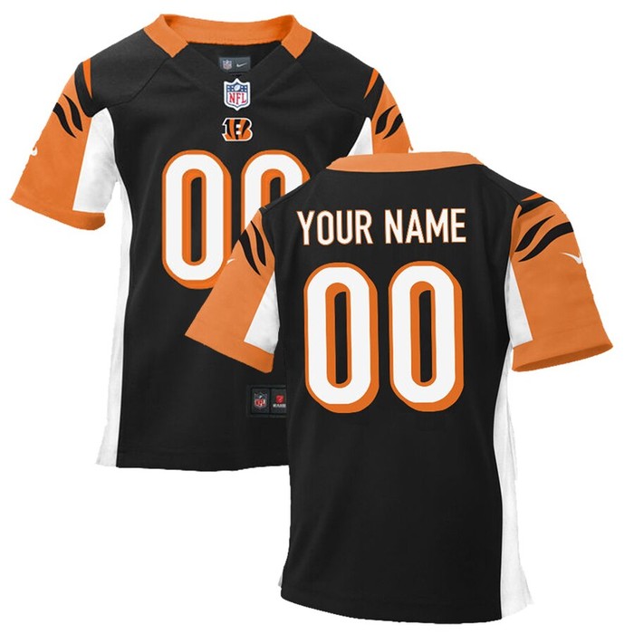 Nike Toddler Cincinnati Bengals Customized Team Color Game Jersey