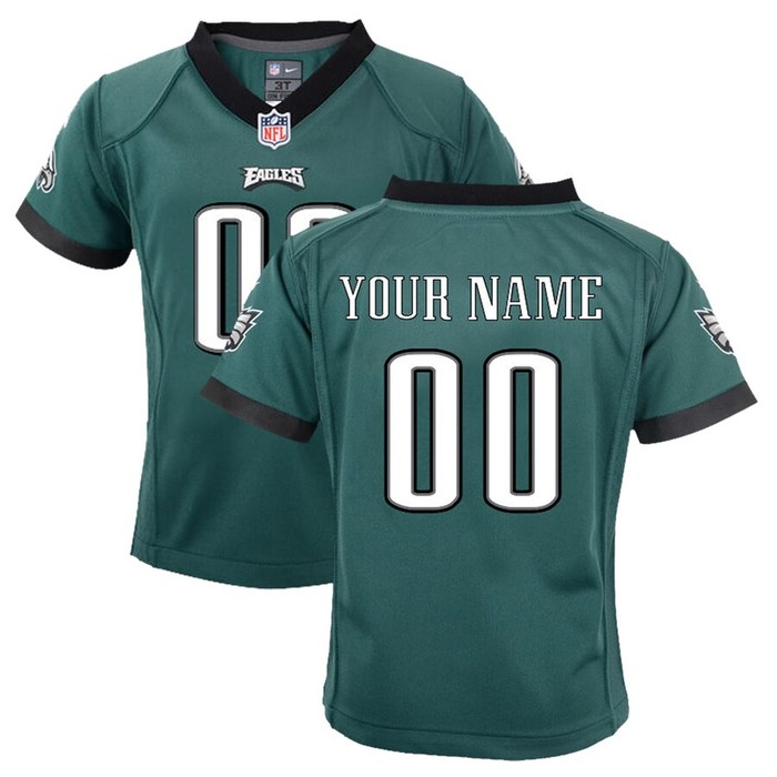 Nike Toddler Philadelphia Eagles Customized Team Color Game Jersey