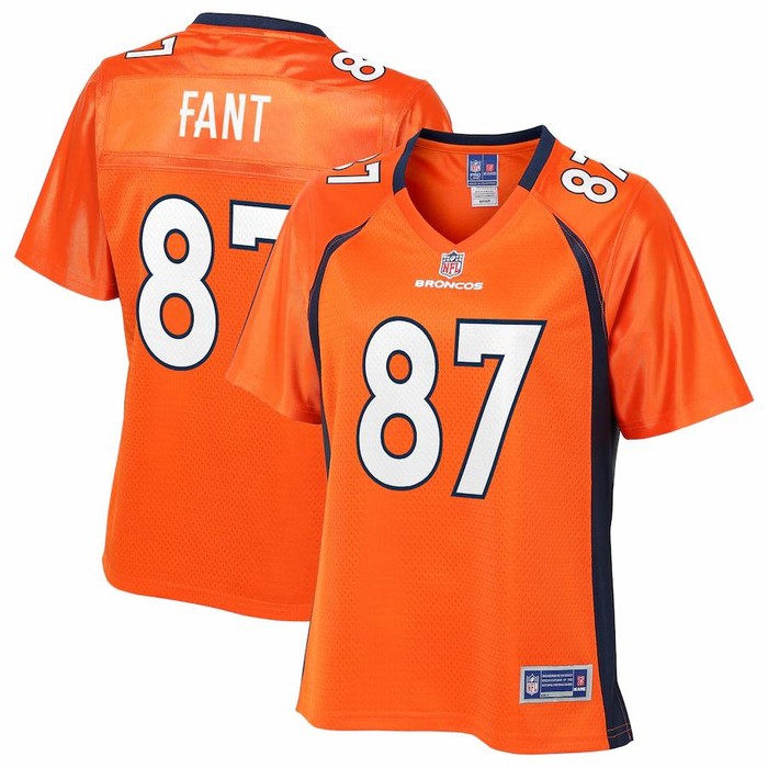 Noah Fant Denver Broncos Nfl Pro Line Womens Team Player Jersey - Orange