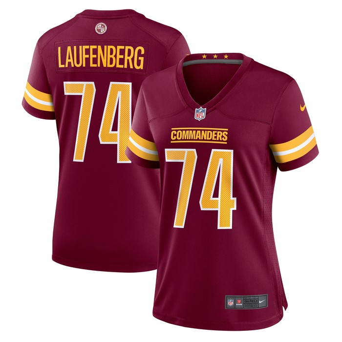 Nolan Laufenberg Washington Commanders Womens Game Jersey - Burgundy Nfl