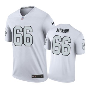 Oakland Raiders #66 Gabe Jackson Nike Color Rush White Jersey - Cocomos