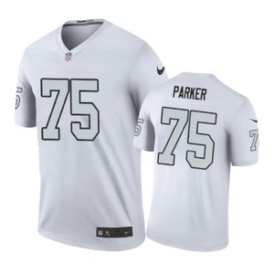 Oakland Raiders #75 Brandon Parker Nike Color Rush White Jersey