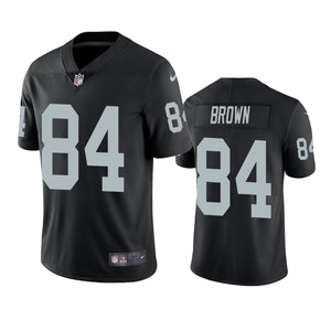 Oakland Raiders #84 Antonio Brown Black Vapor Untouchable Limited Jersey - Mens