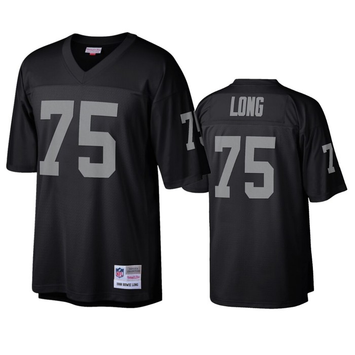 Oakland Raiders Howie Long Black Legacy Replica Jersey