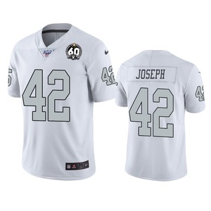 Oakland Raiders Karl Joseph White 60th Anniversary Color Rush Jersey - Cocomos