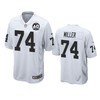 Oakland Raiders Kolton Miller White 60th Anniversary Game Jersey - Cocomos
