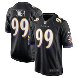 Odafe Oweh Baltimore Ravens Game Jersey - Black Nfl