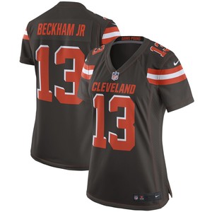 Odell Beckham Jr Cleveland Browns Nike Womens Game Jersey - Brown