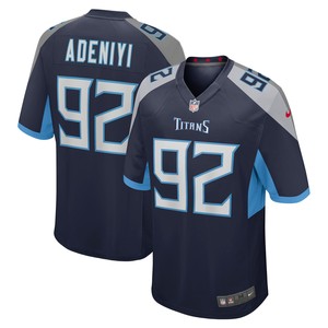 Ola Adeniyi Tennessee Titans Game Jersey - Navy Nfl