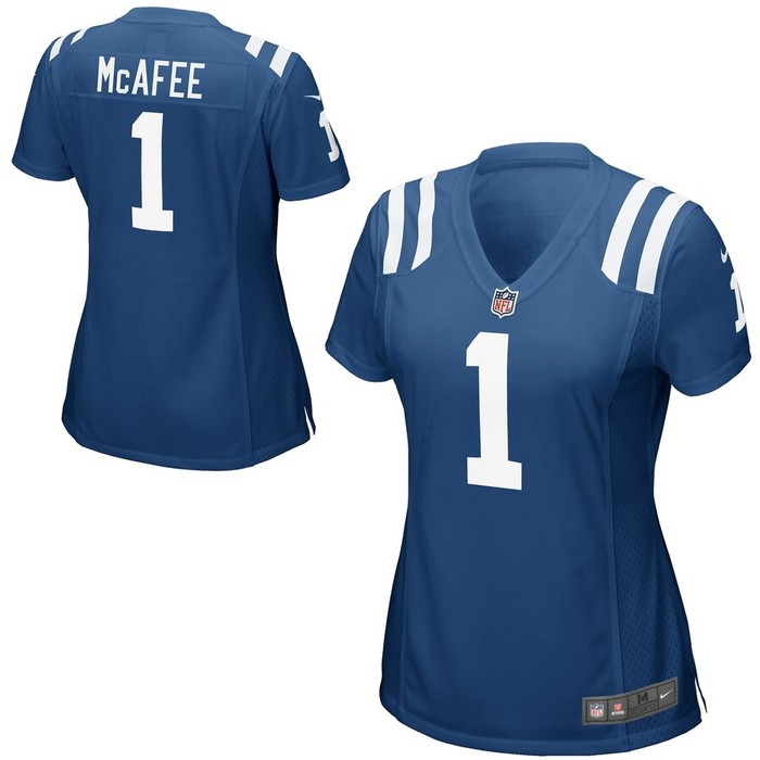 Pat Mcafee Indianapolis Colts Nike Womens Game Jersey - Royal