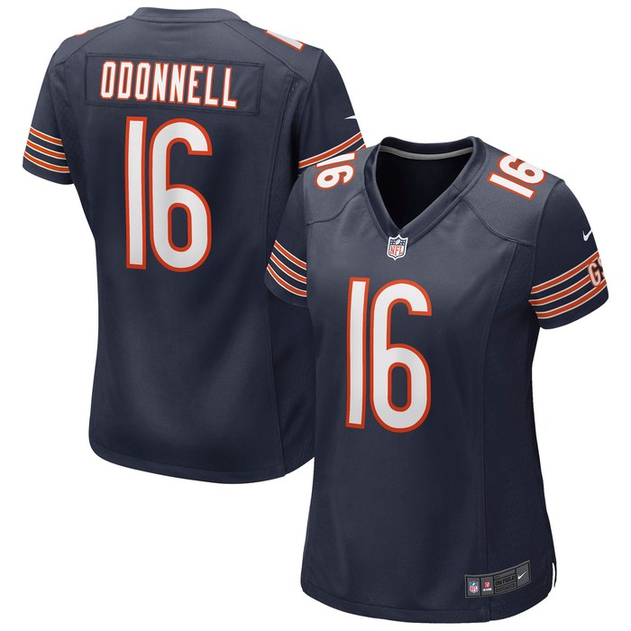 Pat Odonnell Chicago Bears Womens Game Jersey - Navy Nfl