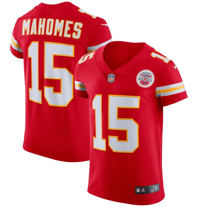 Patrick Mahomes Kansas City Chiefs Vapor Elite Jersey - Red Nfl