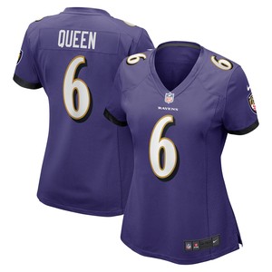 Patrick Queen Baltimore Ravens Womens Game Player Jersey - Purple Nfl