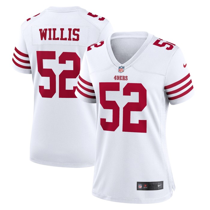 Patrick Willis San Francisco 49ers Womens Retired Player Game Jersey White Nfl