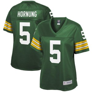 Paul Hornung Green Bay Packers Nfl Pro Line Womens Retired Player Jersey - Green