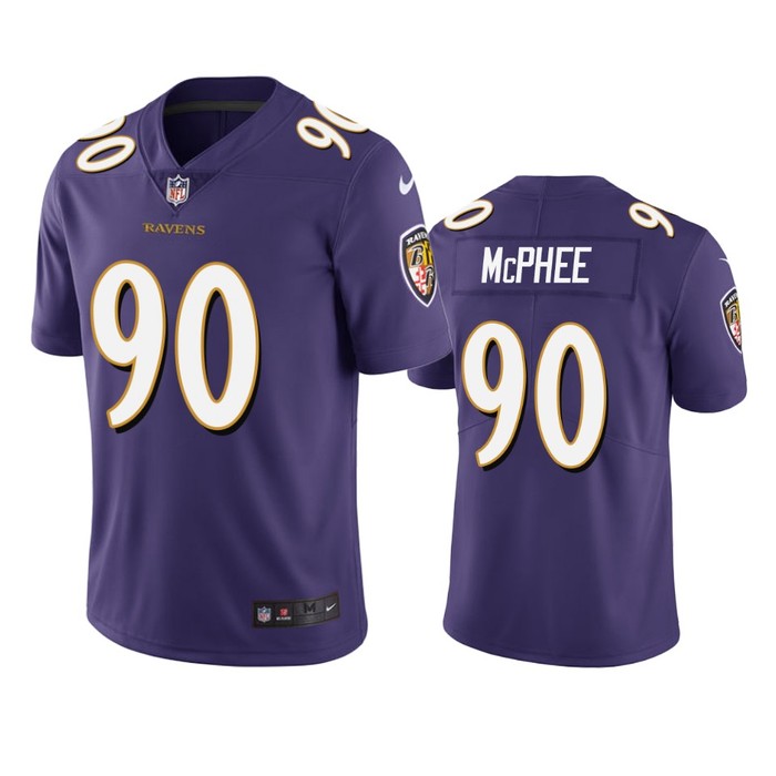 Pernell Mcphee Baltimore Ravens Purple Vapor Limited Jersey