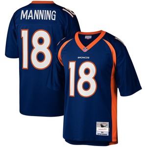 Peyton Manning Denver Broncos Mitchell And Ness 2015 Legacy Replica Jersey Navy Nfl