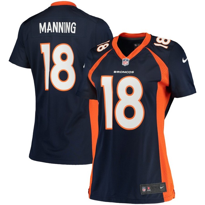 Peyton Manning Denver Broncos Nike Womens Game Jersey - Navy Blue