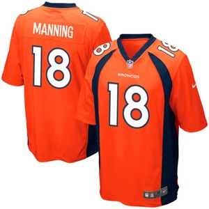 Peyton Manning Denver Broncos Nike Youth Team Color Game Jersey - Orange - Cocomos