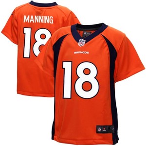 Peyton Manning Denver Broncos Toddler Game Jersey - Orange Nfl - Cocomos