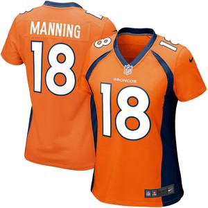 Peyton Manning Denver Broncos Womens Game Jersey - Orange Nfl