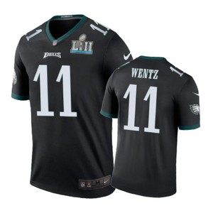 Philadelphia Eagles #11 Carson Wentz Nike Color Rush Black Jersey