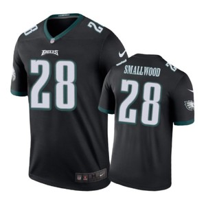 Philadelphia Eagles #28 Wendell Smallwood Nike Color Rush Black Jersey