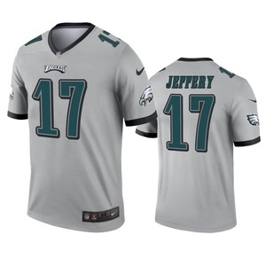 Philadelphia Eagles Alshon Jeffery Silver Inverted Legend Jersey