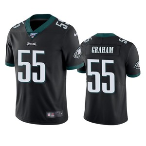 Philadelphia Eagles Brandon Graham Black 100th Season Vapor Limited Jersey