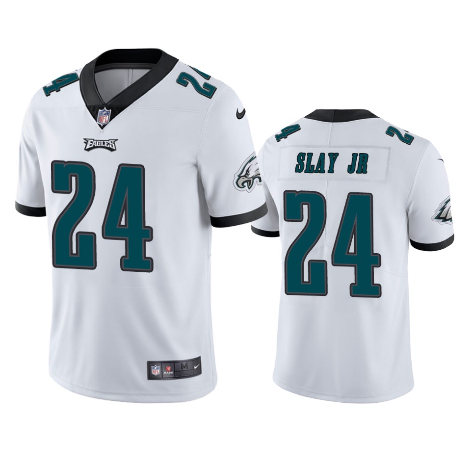 Philadelphia Eagles Darius Slay White Vapor Limited Jersey - Cocomos