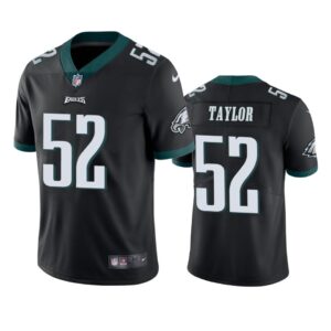 Philadelphia Eagles Davion Taylor Black Vapor Limited Jersey - Cocomos