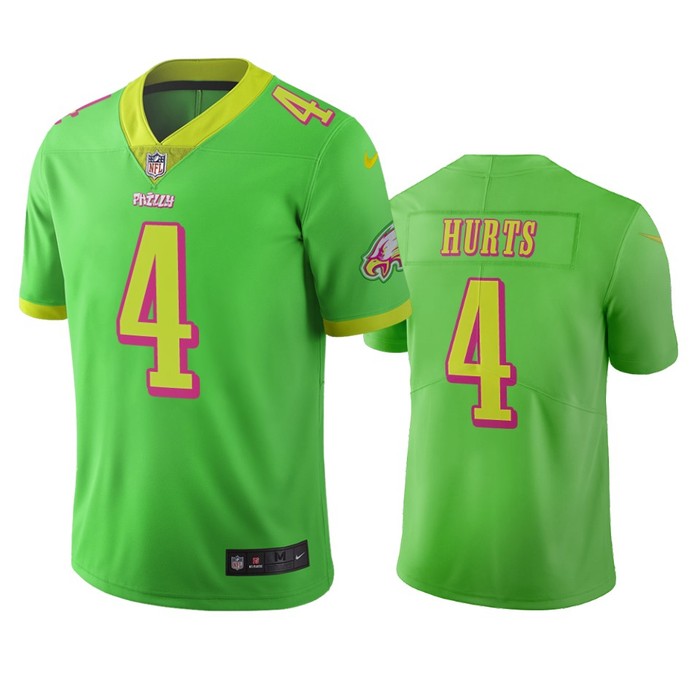 Philadelphia Eagles Jalen Hurts Green City Edition Vapor Limited Jersey