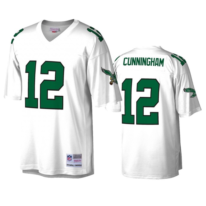 Philadelphia Eagles Randall Cunningham White Legacy Replica Jersey