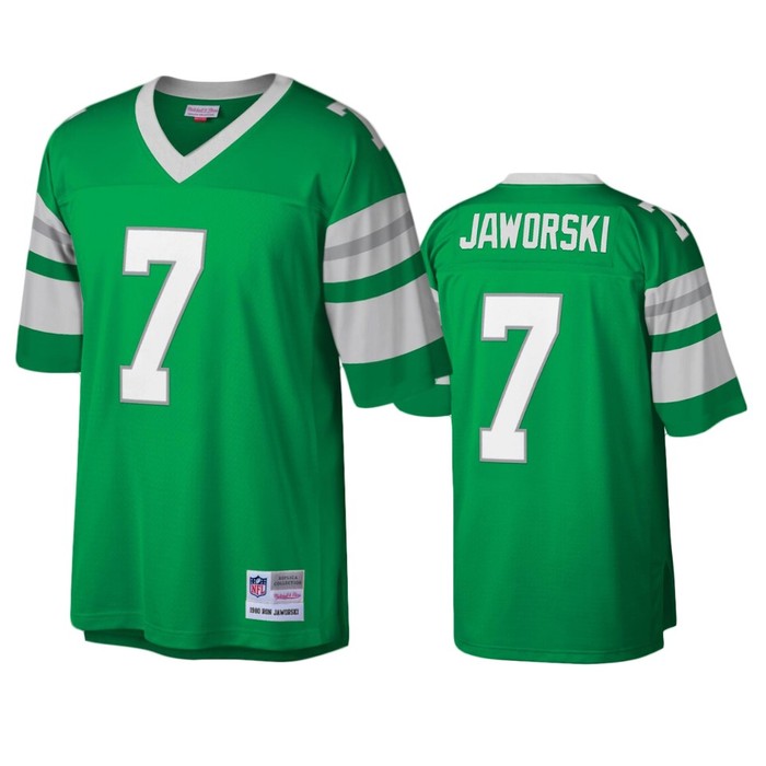 Philadelphia Eagles Ron Jaworski Kelly Green Legacy Replica Jersey