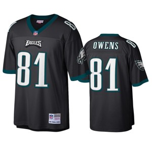 Philadelphia Eagles Terrell Owens Black Legacy Replica Jersey