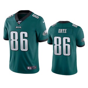 Philadelphia Eagles Zach Ertz Midnight Green 100th Season Vapor Limited Jersey