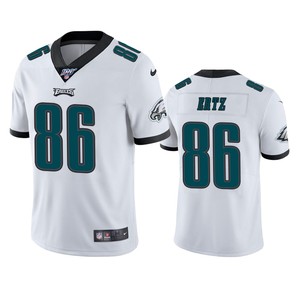 Philadelphia Eagles Zach Ertz White 100th Season Vapor Limited Jersey